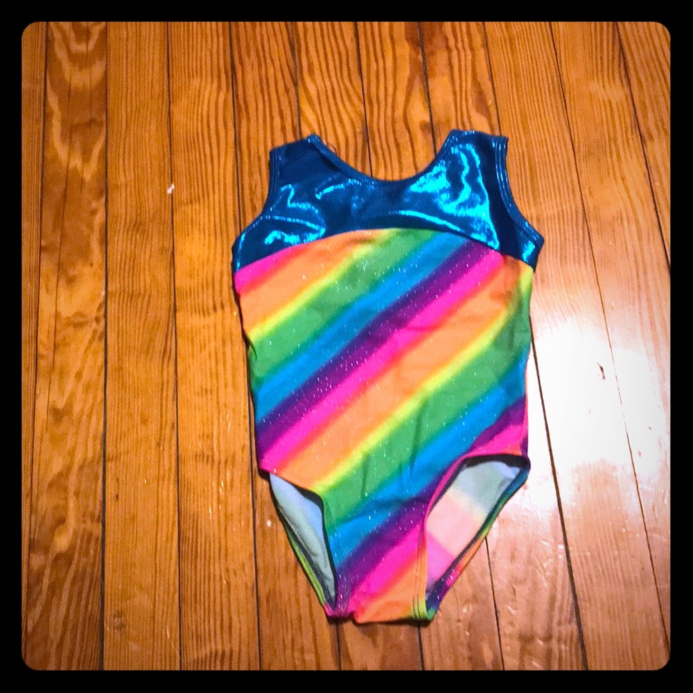 Rainbow leotard
